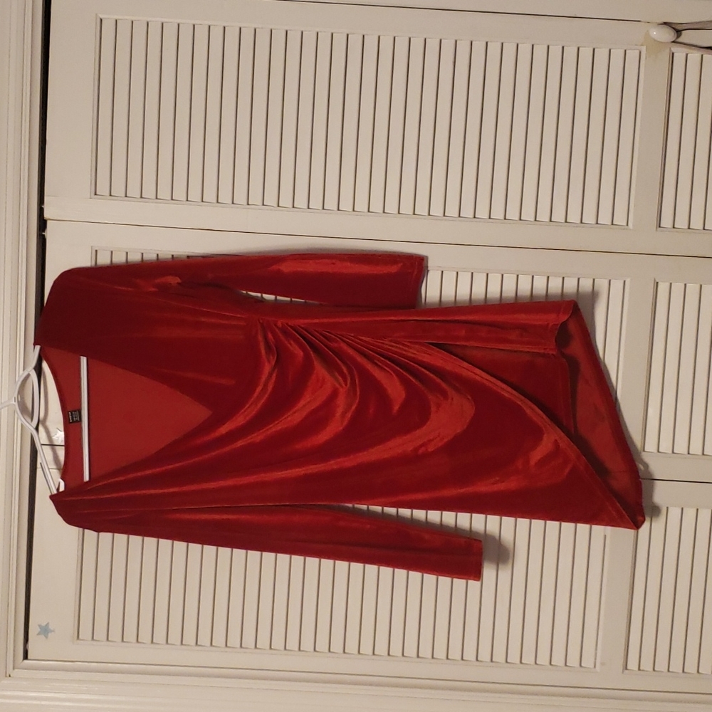 Red skin tight dress